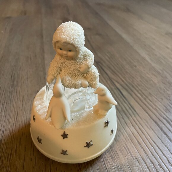 Dept 56 Snowbabies Penguin Igloo Music Box "Winter Wonderland" Box (no box) - Picture 1 of 4